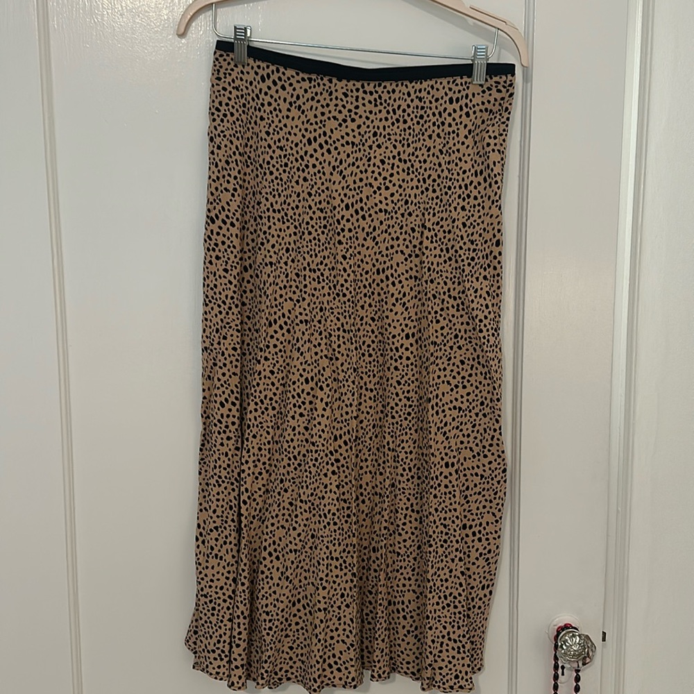 NWT mango leopard skirt